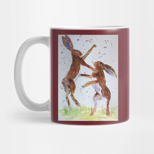 Hares Boxing Mug